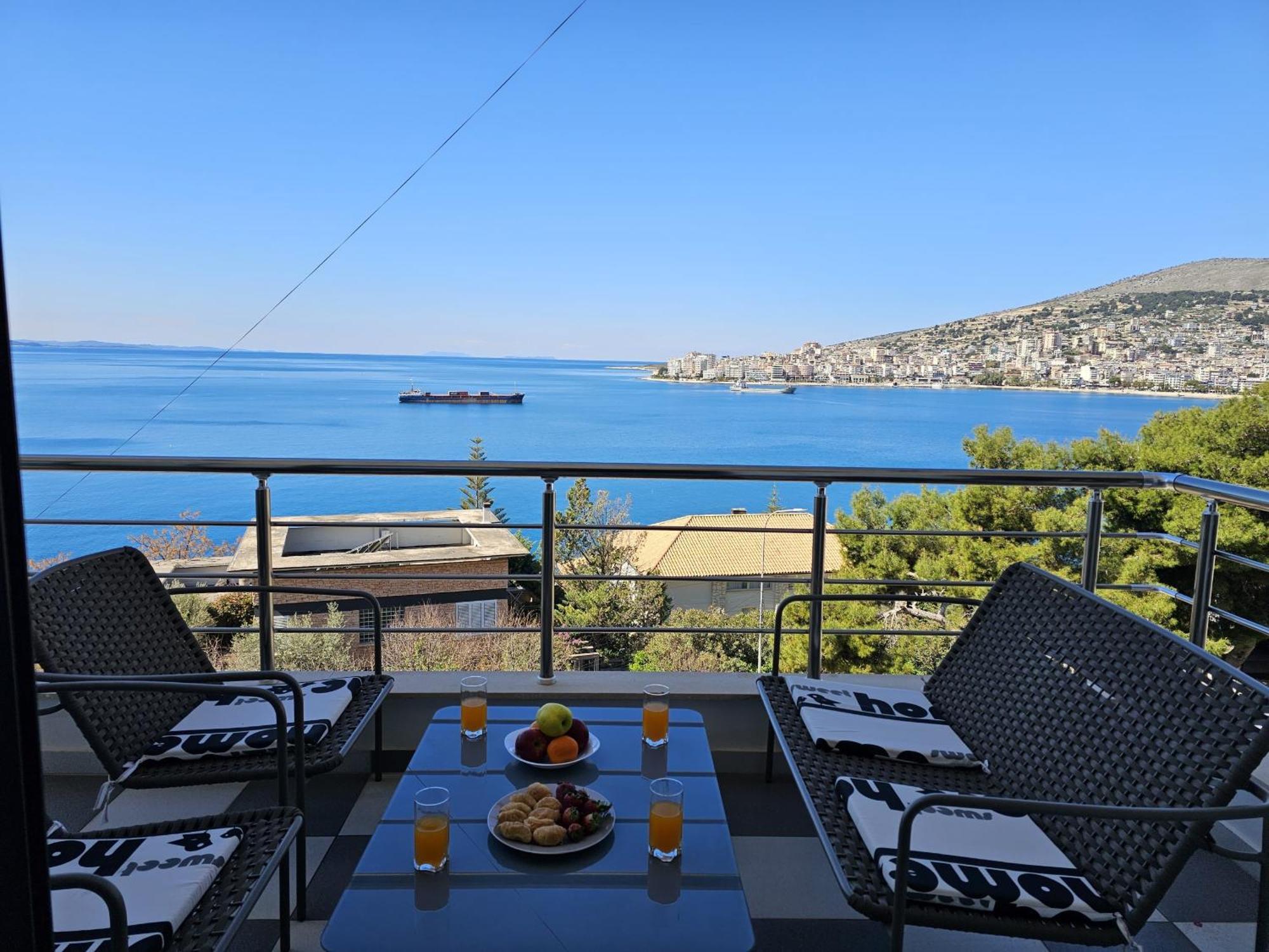 Sunset Tarraces Apartment Sarandë Exterior foto