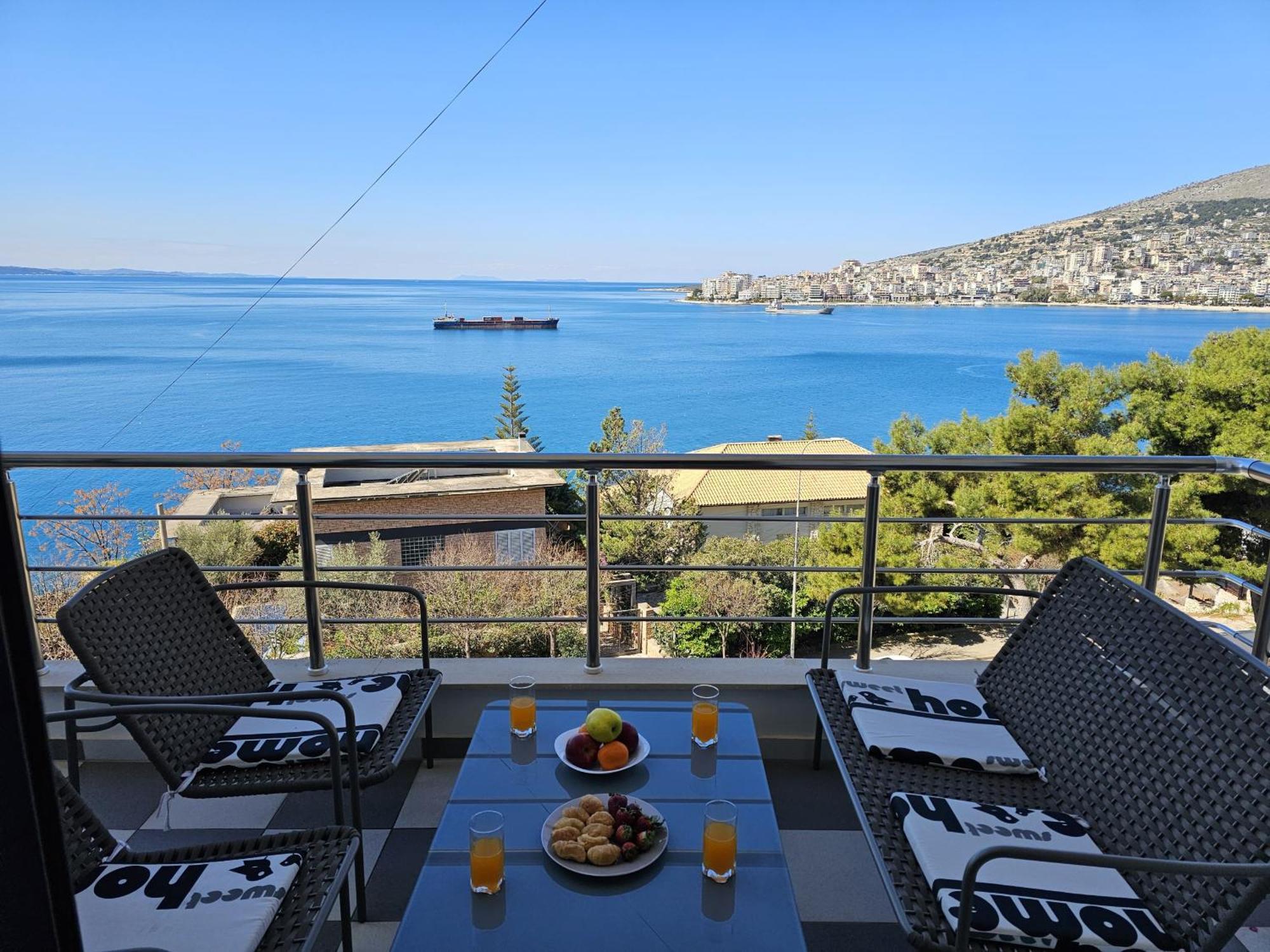 Sunset Tarraces Apartment Sarandë Exterior foto