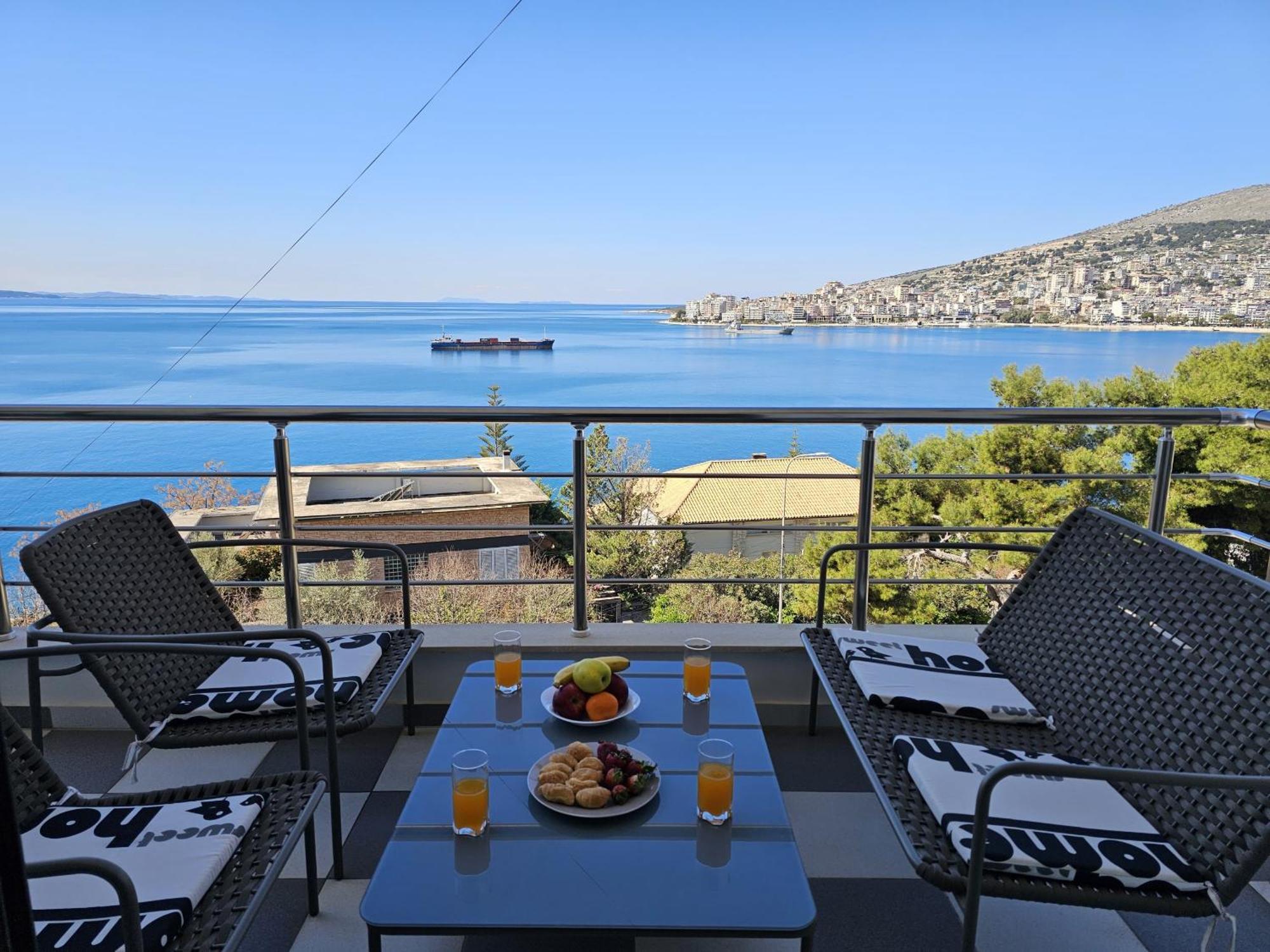 Sunset Tarraces Apartment Sarandë Exterior foto