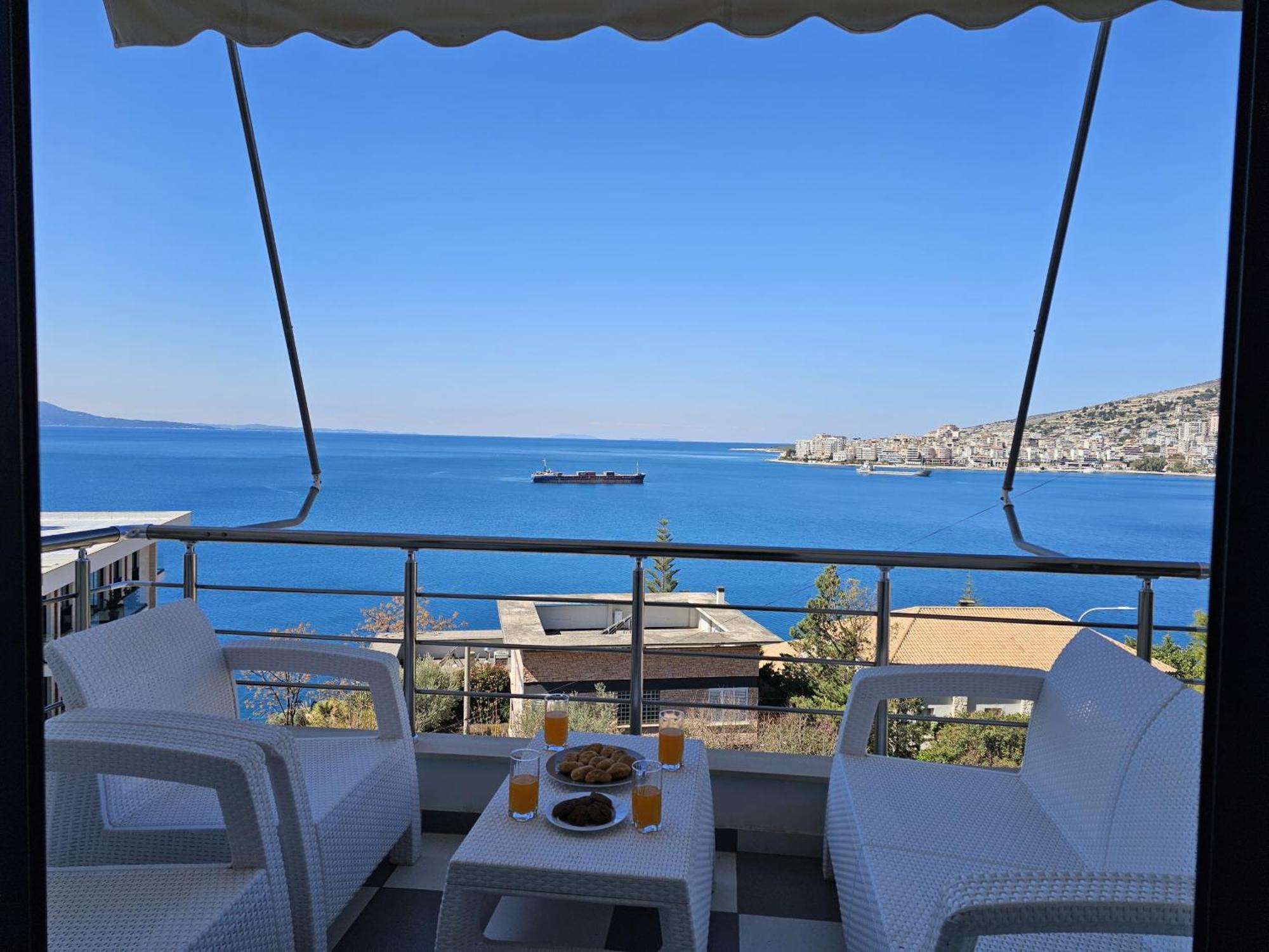 Sunset Tarraces Apartment Sarandë Exterior foto