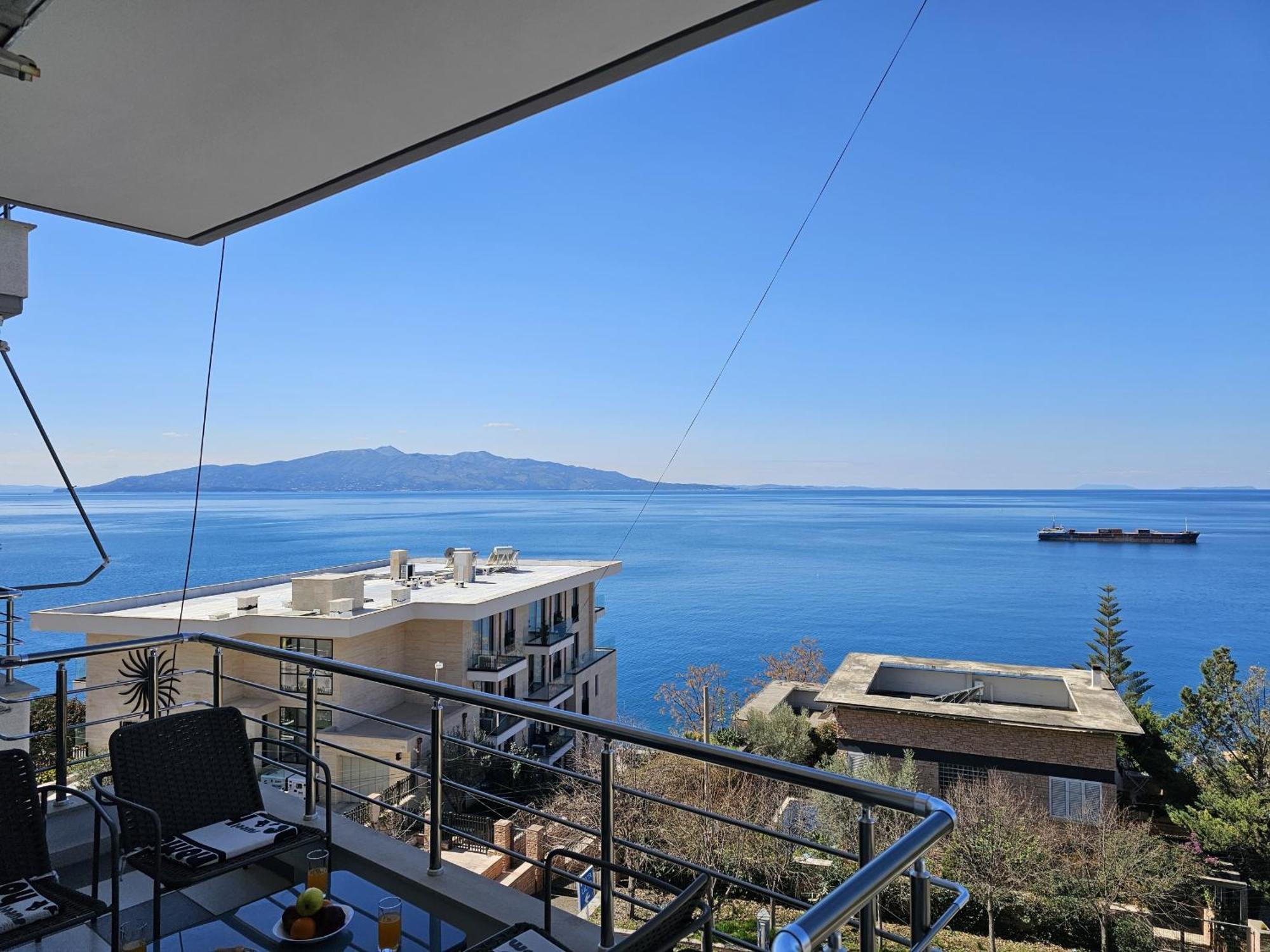 Sunset Tarraces Apartment Sarandë Exterior foto
