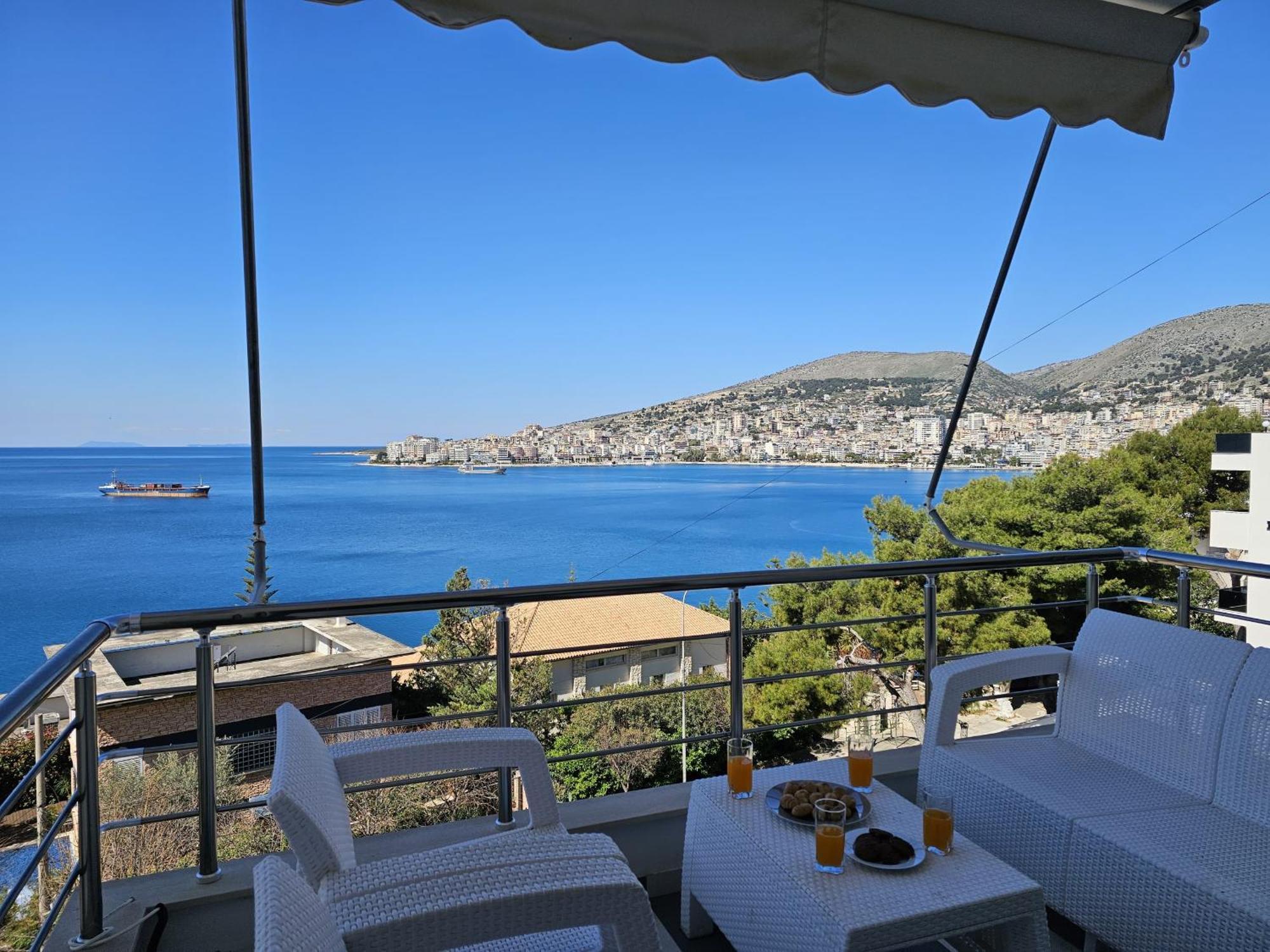 Sunset Tarraces Apartment Sarandë Exterior foto