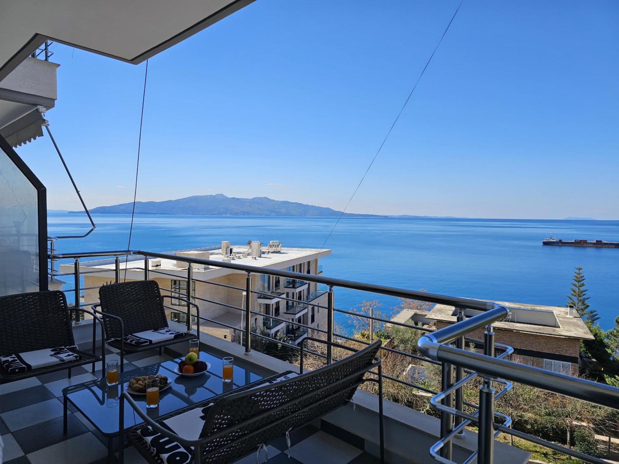 Sunset Tarraces Apartment Sarandë Exterior foto