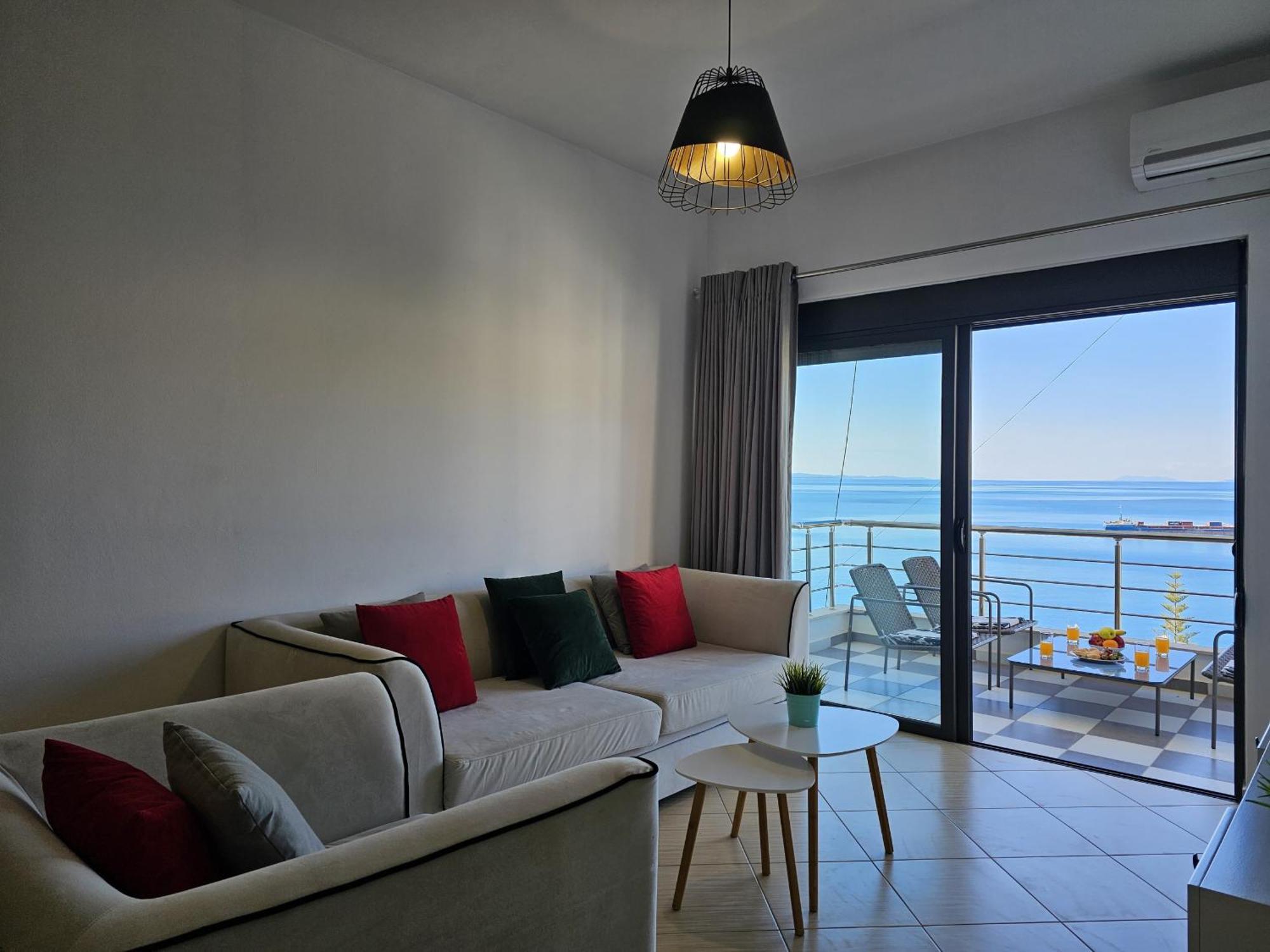 Sunset Tarraces Apartment Sarandë Exterior foto