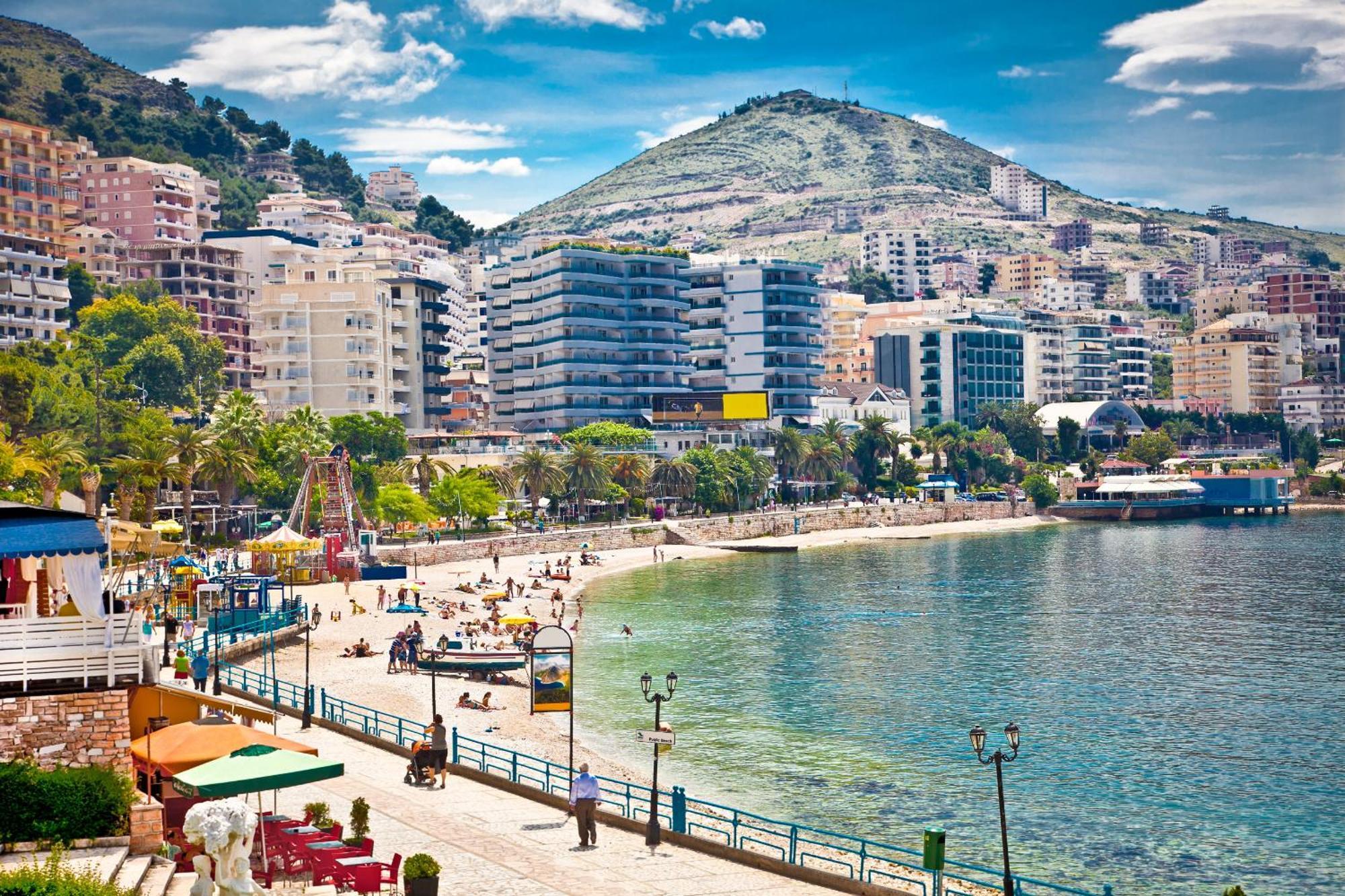 Sunset Tarraces Apartment Sarandë Exterior foto